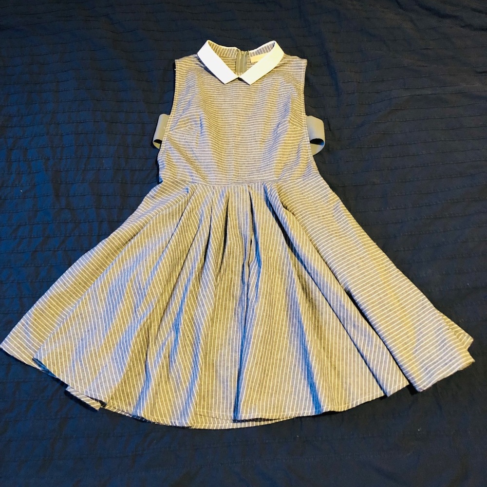 Great Condition Blue and White Mini Dress